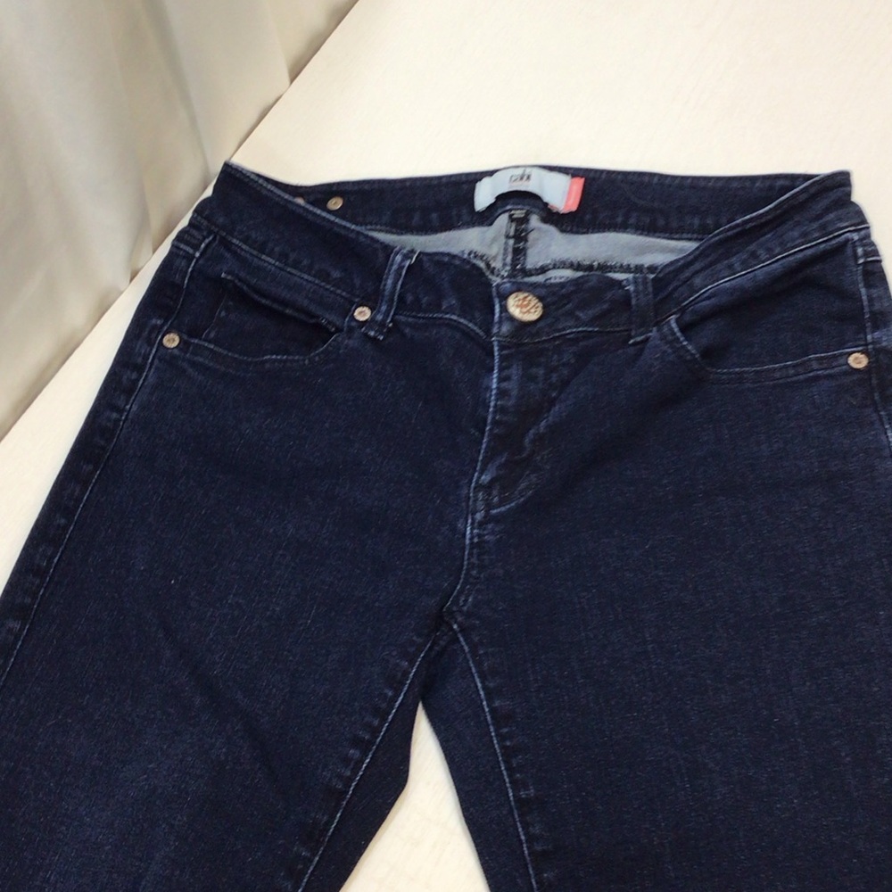 CAbi Dark Indigo Straight Leg Jeans